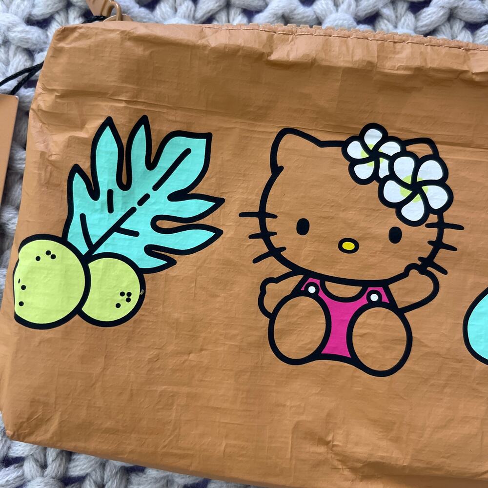 Aloha Collection• Supercute Edition DFS Mini Pouch Hello Kitty Hawaii Kawaii Tan - Picture 3 of 7